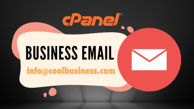 How to create a business email account in cPanel Banner