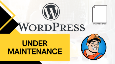 How to put WordPress in Maintenance Mode Banner