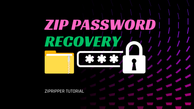 ZIP Password Recovery Banner